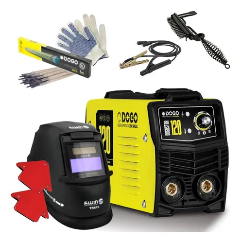Soldadora Dogo Star 120 Inverter Mma Igbt + Combo + Mascara
