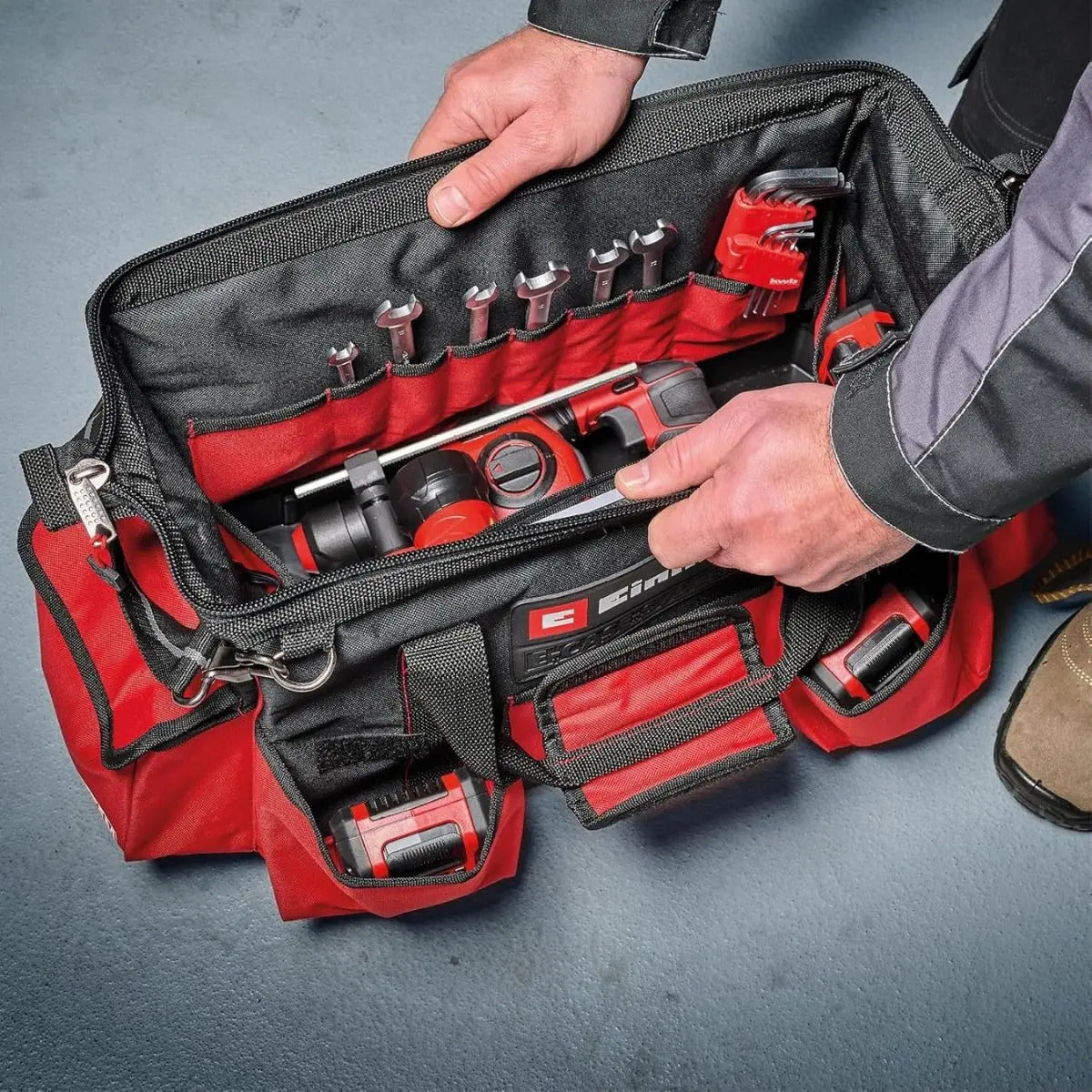 Combo Carro Caja De Herramientas Organizador Einhell E-case