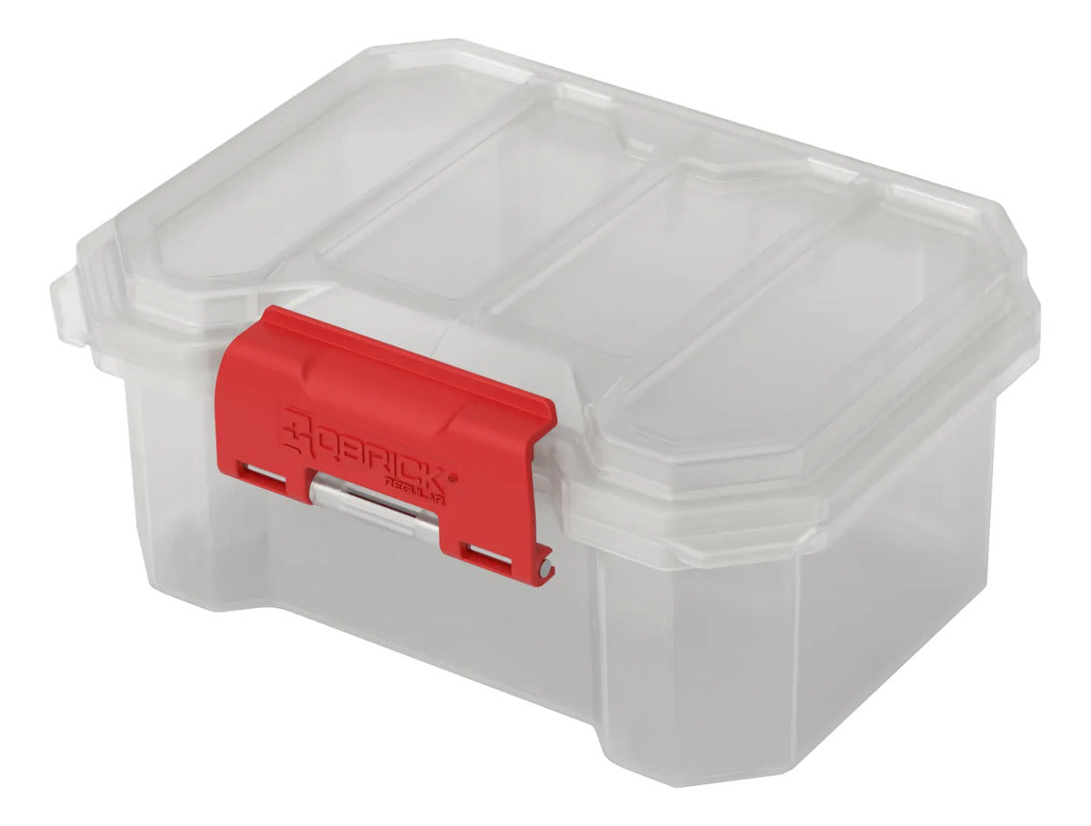Organizador Modular Transparente Tornillos Qbrick S Apilable