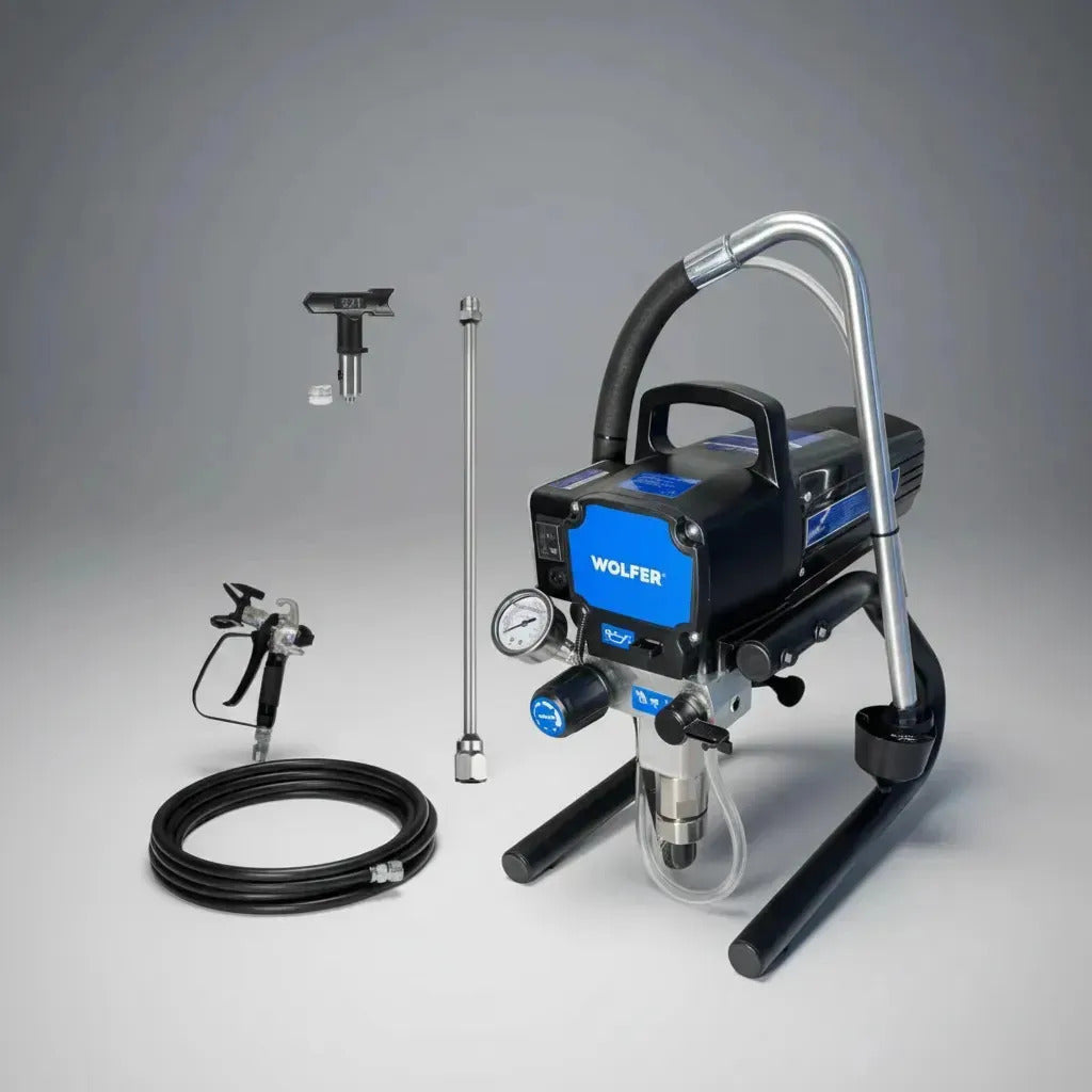 Equipo De Pintar Airless 900w Wolfer Boquilla 517 515 Latex