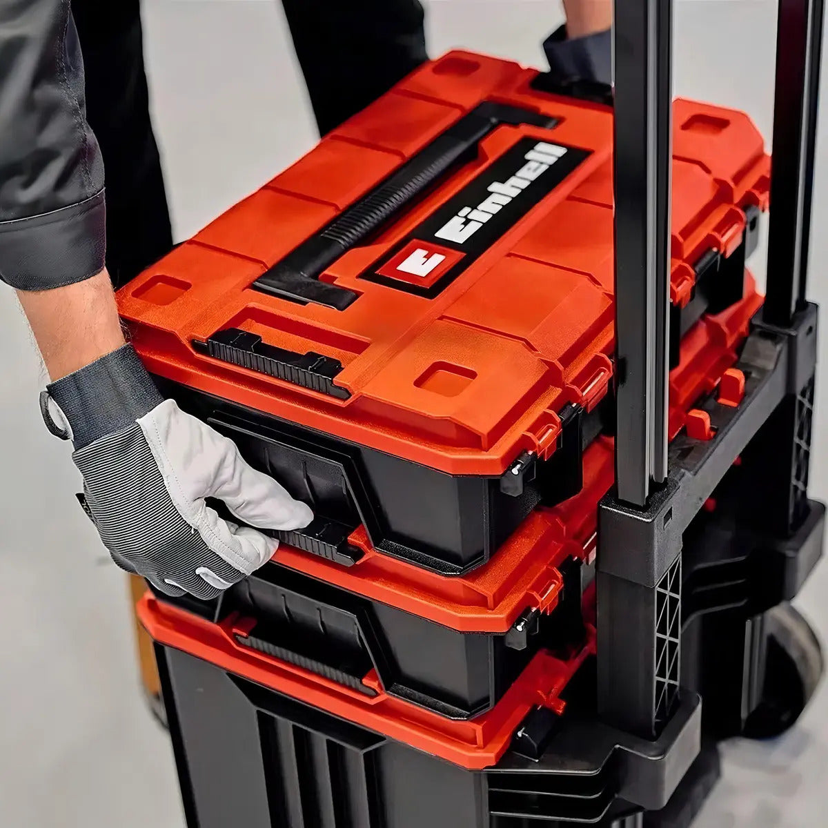 Combo Carro Caja De Herramientas Organizador Einhell E-case