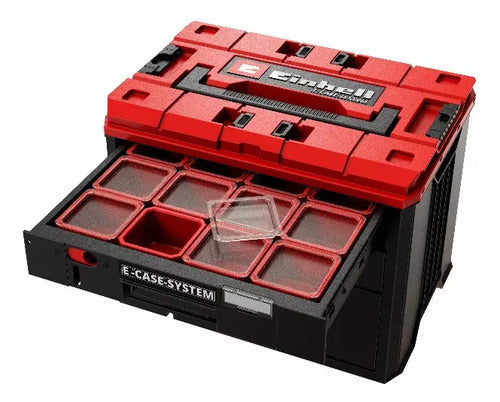 Organizador De Herramientas Einhell E-case Con Cajones Rojo