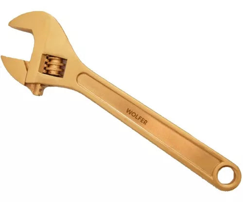 Llave Francesa Ajustable Antichispa 18'' 450 mm Cu - Bu Wolfer EX123-450