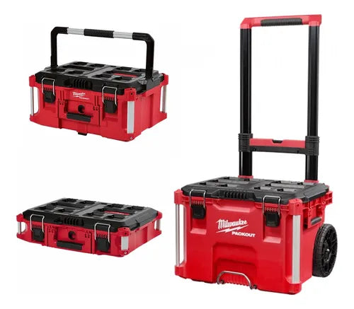 Torre de 3 Cajas de Herramientas Modulares Reforzadas Packout Milwaukee