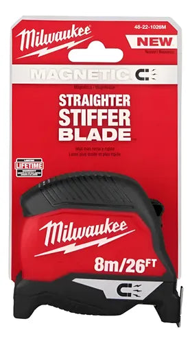 Cinta Metrica Profesional Milwaukee Magnetic 26' / 8 M