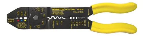 Alicate Entallar Terminales Y Pelacables Crossmaster 9969804