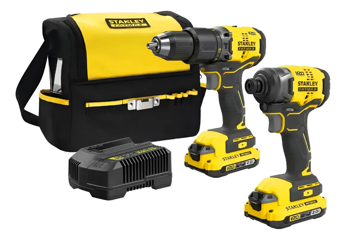 Combo Stanley 20v Taladro Sbd715 + Atornillador Sbi810