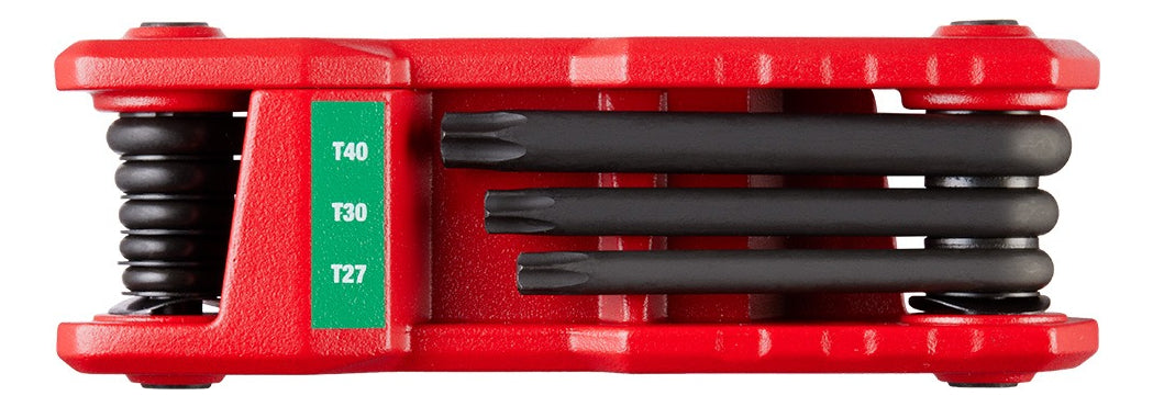 Juego de 8 Llaves Torx Plegables T9-T40 Milwaukee 4822-2184 2