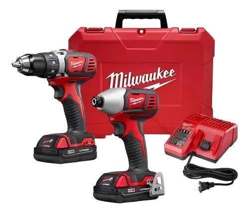 Kit Taladro Atornillador Y Llave Impacto Milwaukee 18v 2691