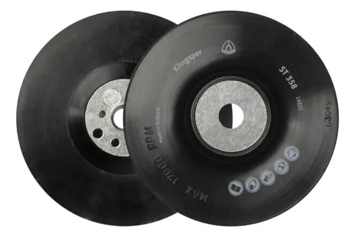 Plato Soporte P/disco Fibra St 358a 115mm Ranurado Klingspor
