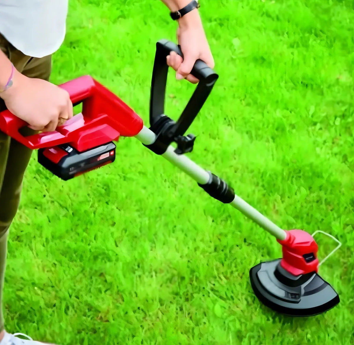 Bordeadora Inalambrica Einhell Bateria 2.5ah Gc-ct 18/24rojo