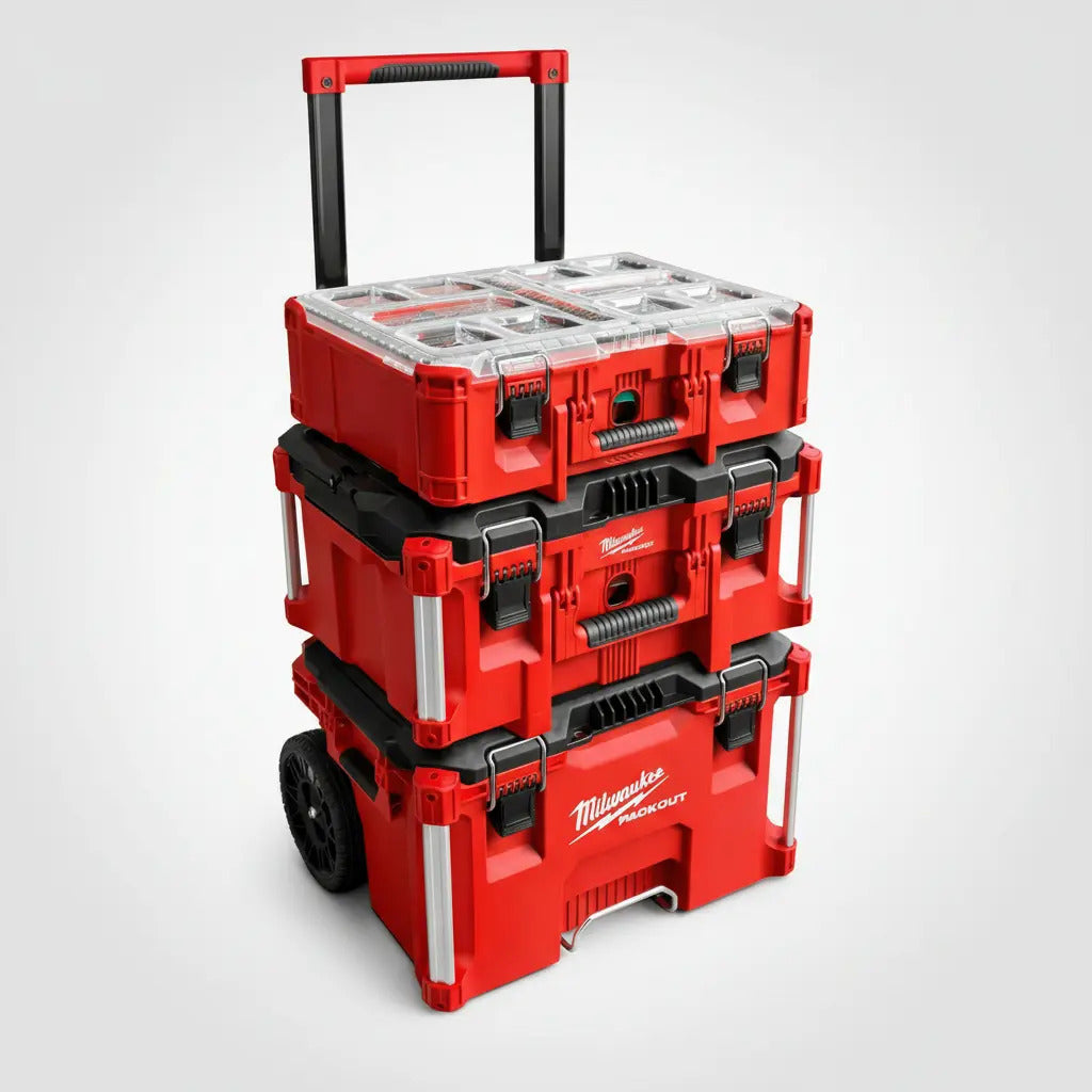 Carro De Herramientas Modular Cajas Rack Milwaukee 3 Packout