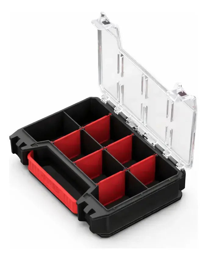 Pack X4 Organizador De Tornillos Y Accesorios Apilable Qbrix