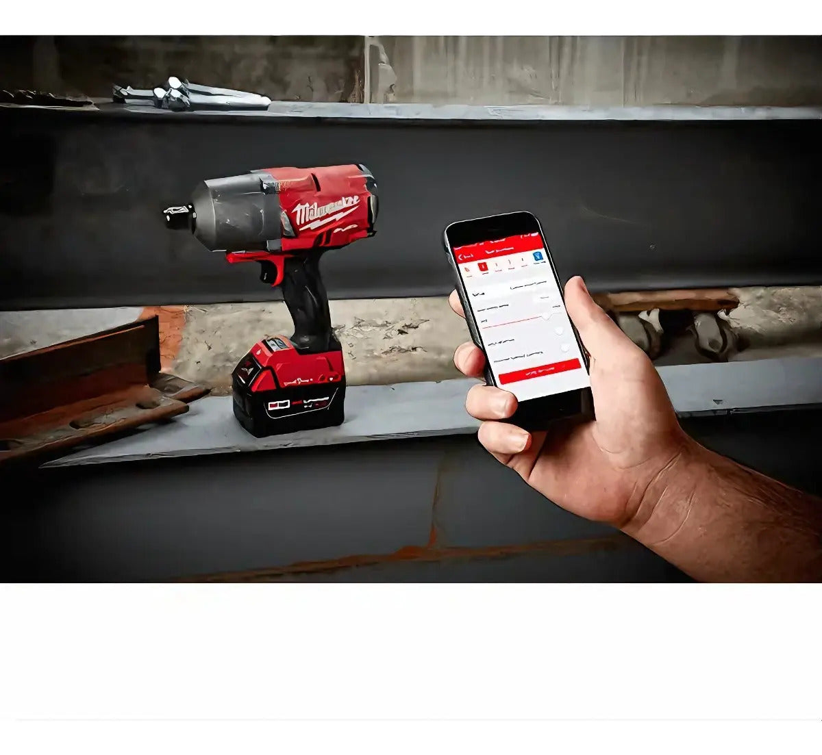 Llave De Impacto Enc 3/4 Milwaukee 2864-20 Fuel Carg Bat 8ah