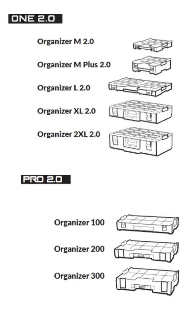 Inserto Espuma Foam Qbrick System Pro Organizador Caja