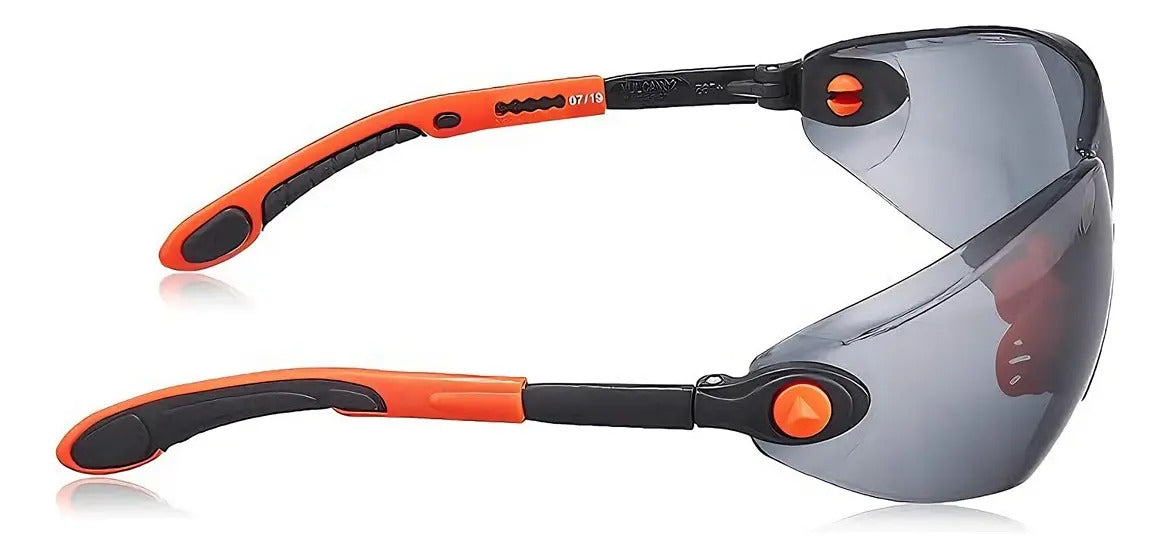 10 Anteojos De Seguridad Delta Plus Vulcano Oscuro Uv400