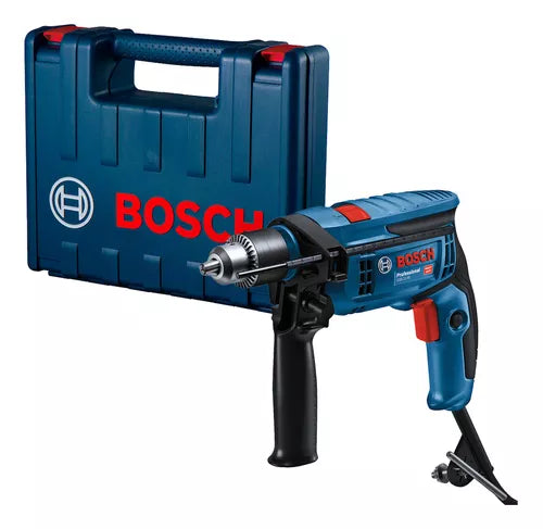 Taladro Percutor 750w 3800 Rpm Maletín Color Azul Bosch Gsb 13Re