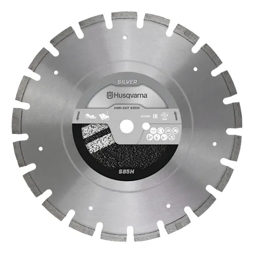 Disco Diamantado De La Serie Plata Husqvarna Vari-cut S85h