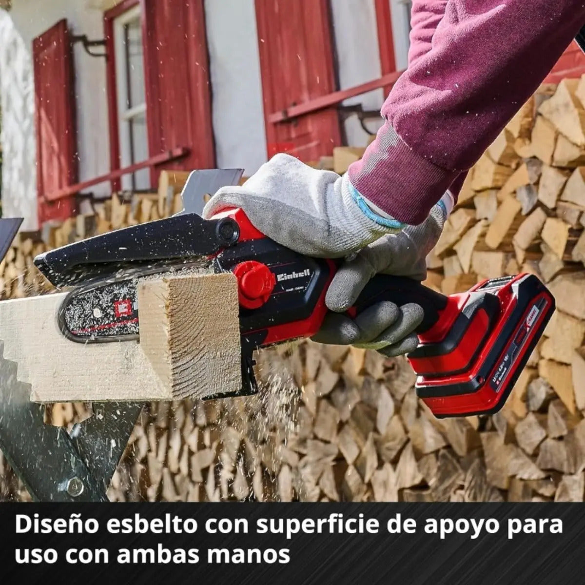 Motosierra De Poda Inalámbrica Ge-ps18/15li + Carg + Bat 2,5