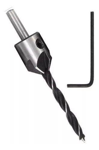 Avellanador Con Mecha Broca 3mm Tornillo Carpintero Kwb 49513103