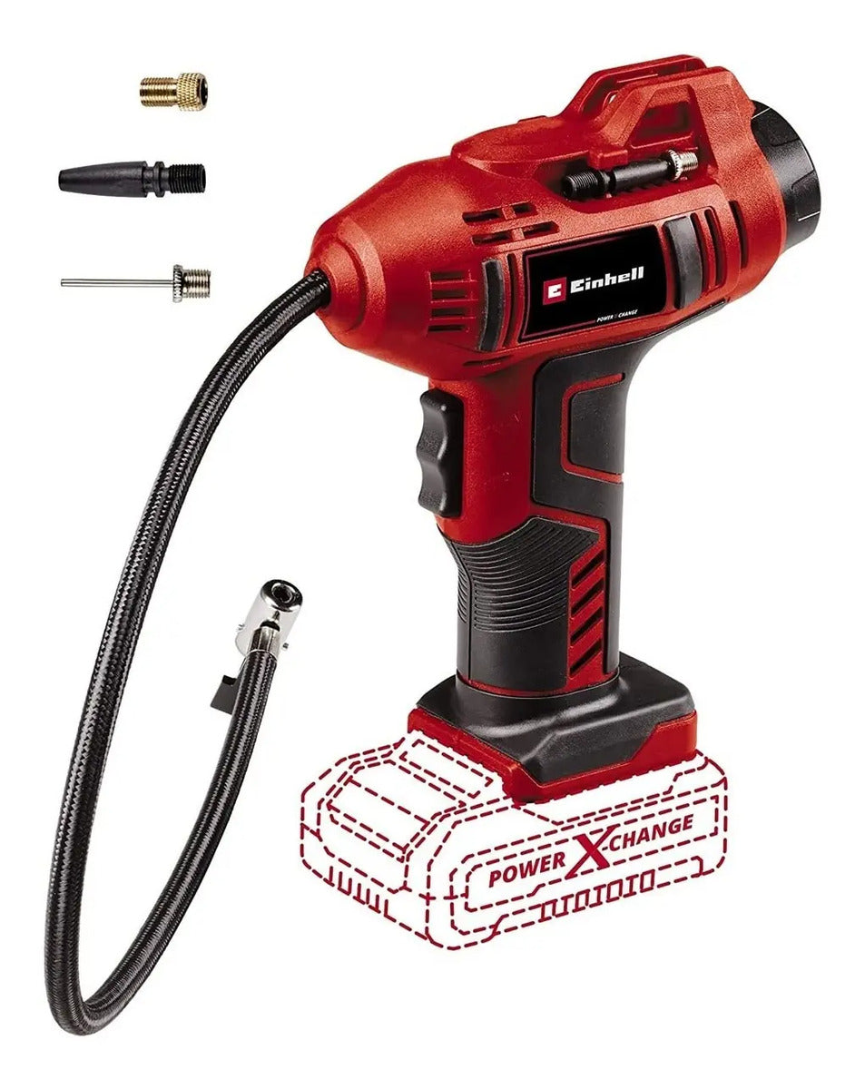 Compresor Manual Inalambrico Einhell Ce-cc 18 +carg+bat 2.5a