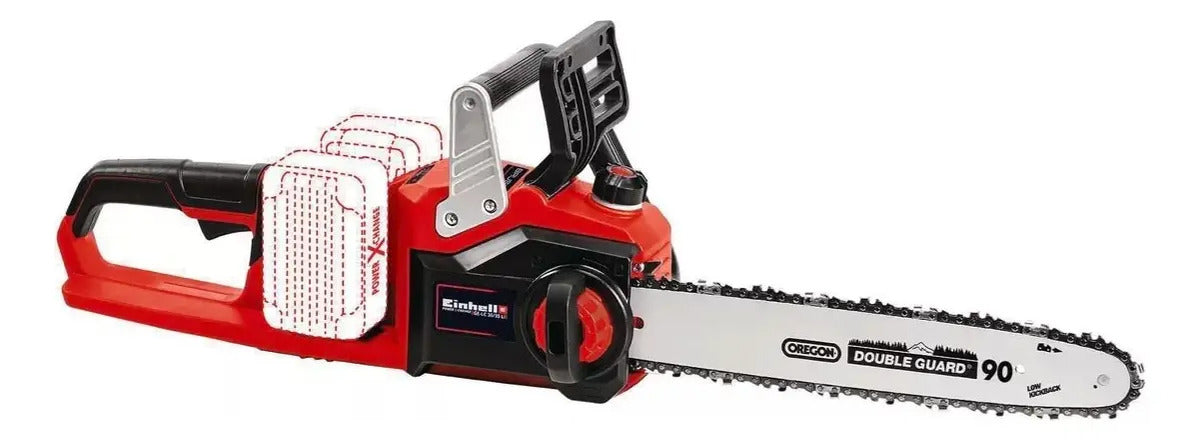 Motosierra Inalambrica 350mm Cargador 2 Baterias 4a Einhell