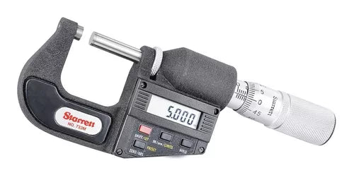 Micrómetro Digital 0-25 Mm 0,001 Completo Starrett 733Mexfl 25