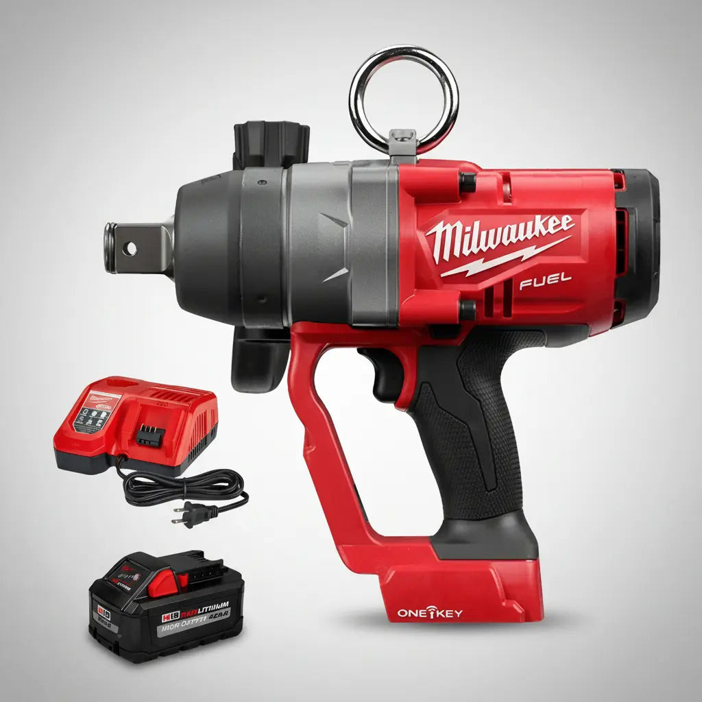 Llave De Impacto 1puLG Milwuakee 2867 20 Cargador Y Bat 8ah