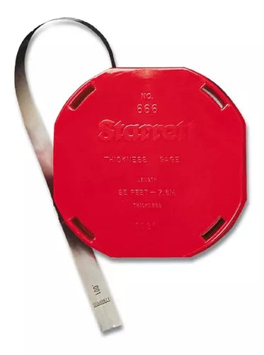 Galga Medición Holgura Rollo 1,00 M Starrett 666M 100