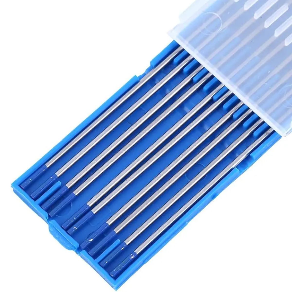 Electrodos De Tungsteno 1,6 Mm X 150 Mm Tig Punta Azul X 10 Unid