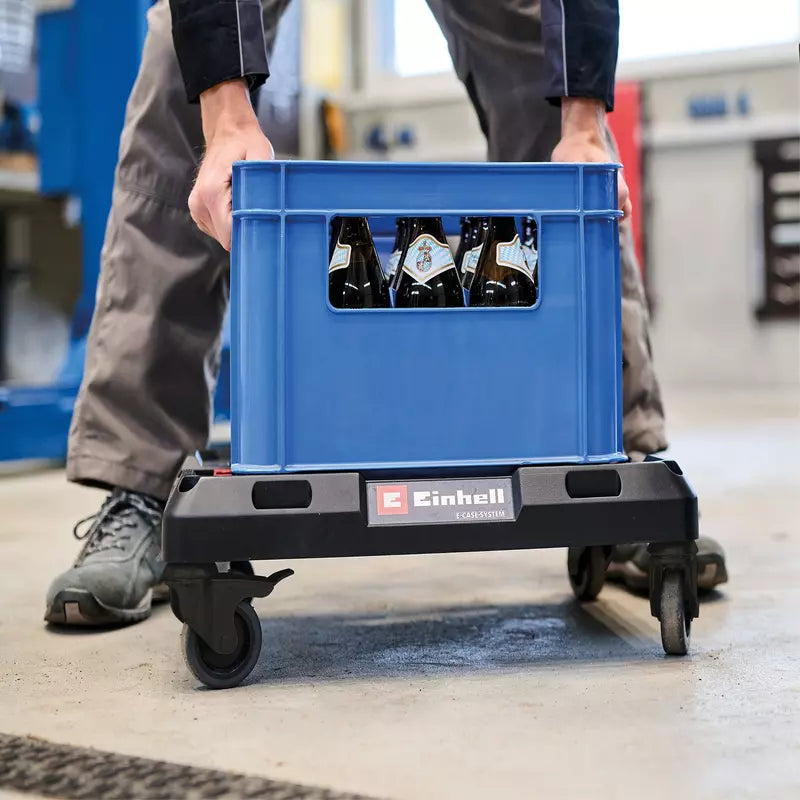 Carro Con Ruedas Para Transporte E-caja Negro