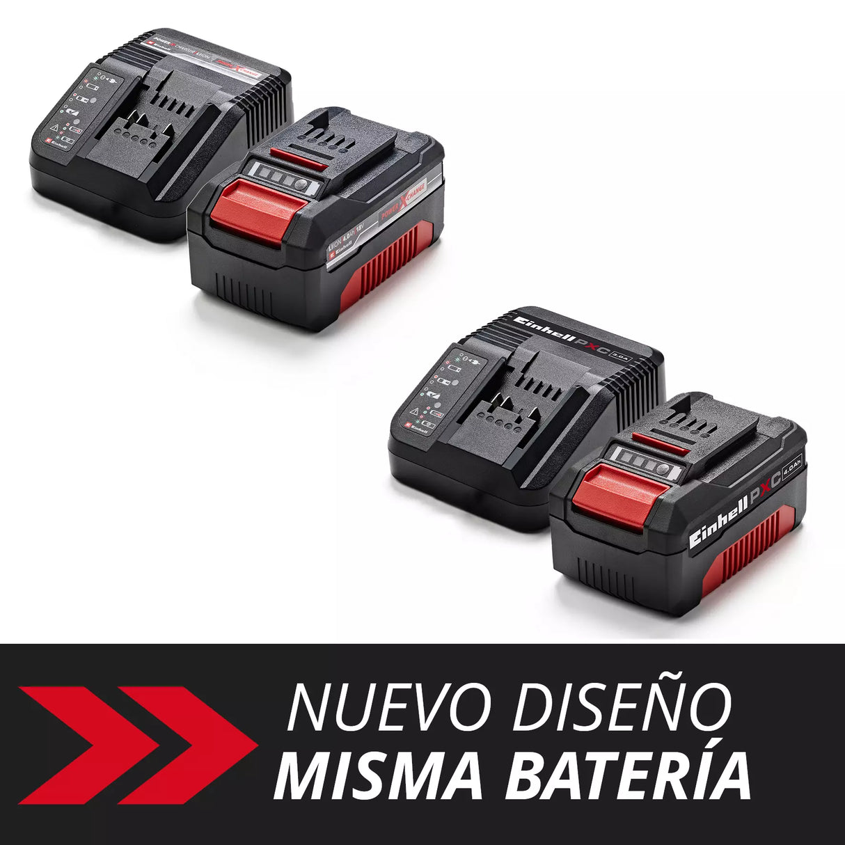 Starter Kit Batería 4.0 Ah 18V 900w y Cargador 3A PXC Einhell 4512042