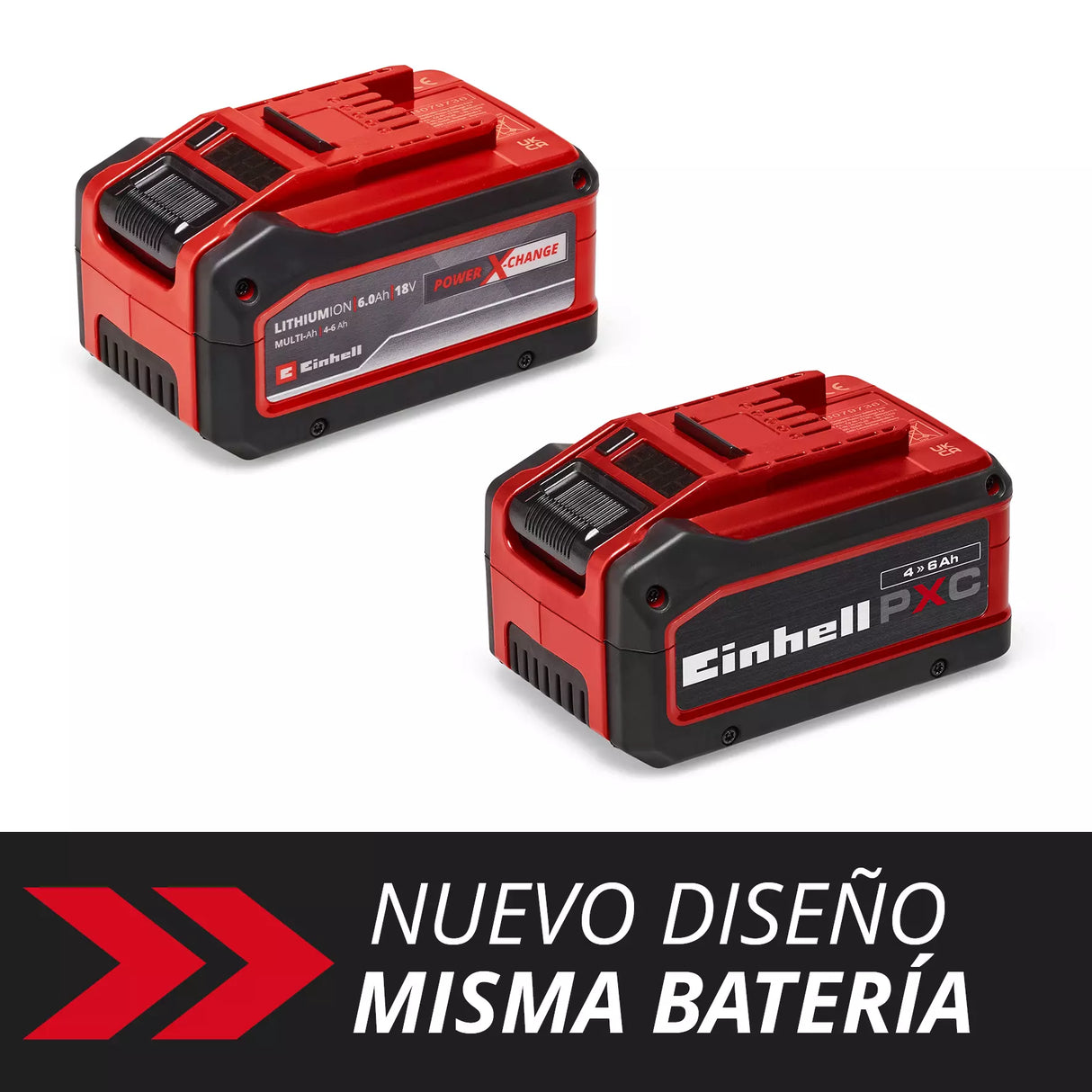 Batería Ion Litio 4-6 Ah 18V MULTI 1350w 1kg PXC Einhell 4511502