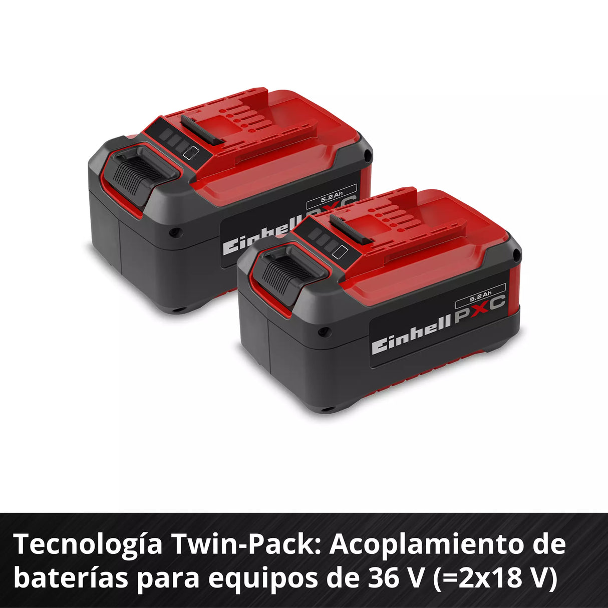 Twin Pack 2 Baterías de 5,2 Ah 18V PXC Einhell 4511526-2