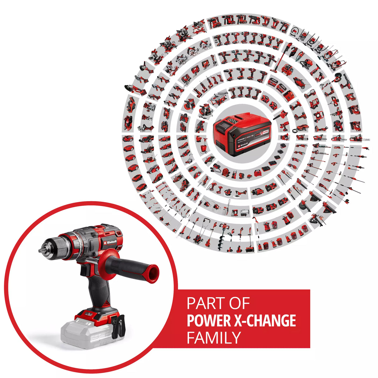 Taladro Percutor Inalámbrico 13 mm 18V Einhell Te-Cd 18/80 Li I Bl Solo