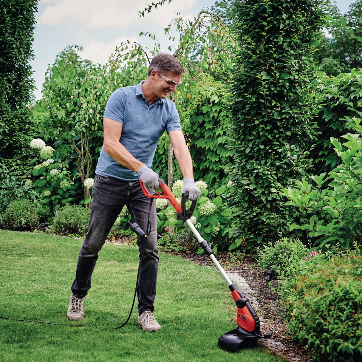 Kit Bordeadora Cortadora Cesped 450 Wts Einhell Gc-et 4530