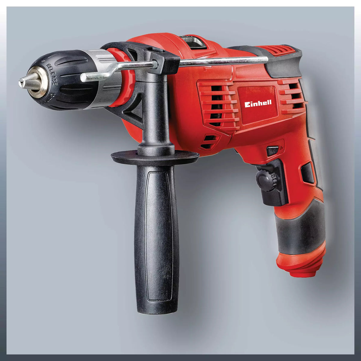 Taladro Percutor Eléctrico 1010W con Set de 15 Brocas - Einhell TC-ID 1000 Kit
