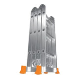Escalera Plegable de Aluminio 4x4 4,70 m Lusqtoff LE400 plegable