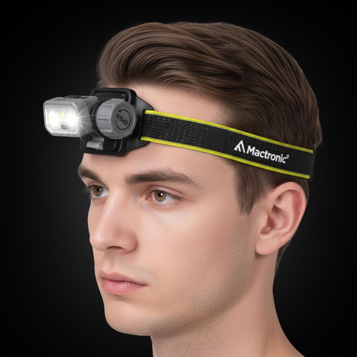 Linterna Frontal Táctica Mactronic Prism 650 Lm NVG USB-C