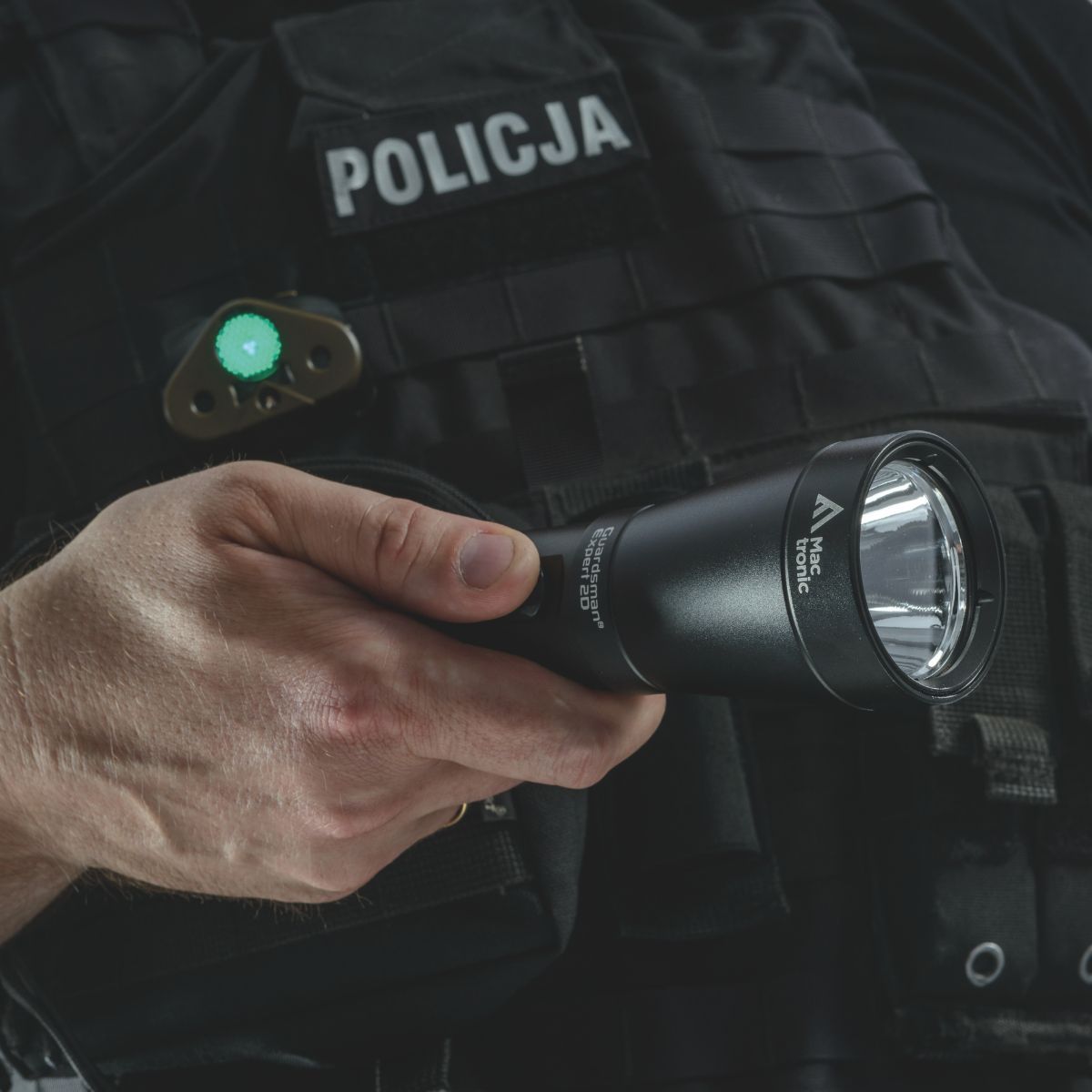 Linterna frontal Mactronic Nomad 03 340lm RGB IP64 luz verde