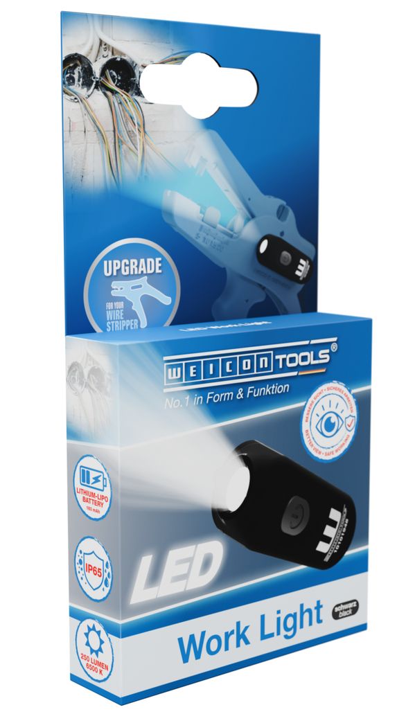 Luz de trabajo Led Weicon acople para pelacables colocacion caja