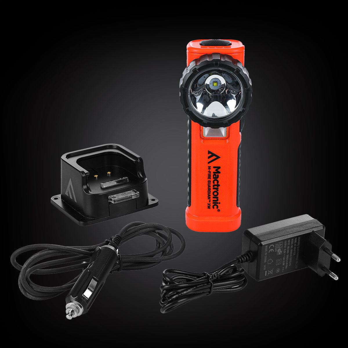 Linterna De Ángulo Recto M-fire Guardian Xw Atex, 240 Lm Blanco Roja