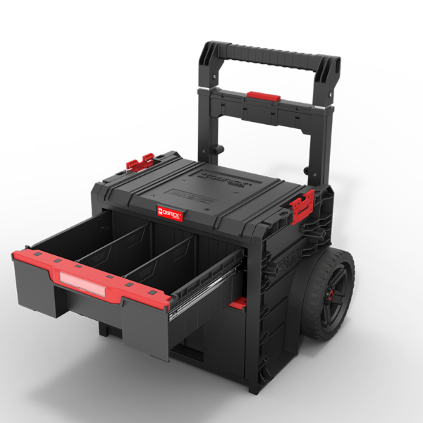 Carro de Herramientas Con Ruedas 2 Cajónes Qbrick Prime Modular