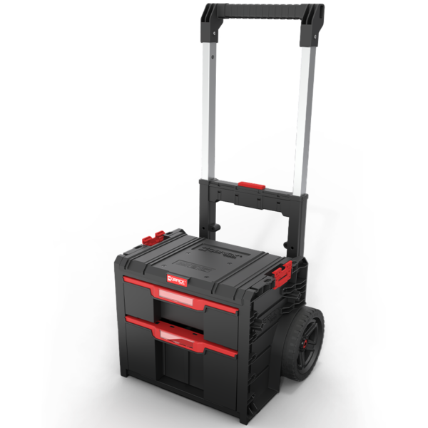 Carro de Herramientas Con Ruedas 2 Cajónes Qbrick Prime Modular