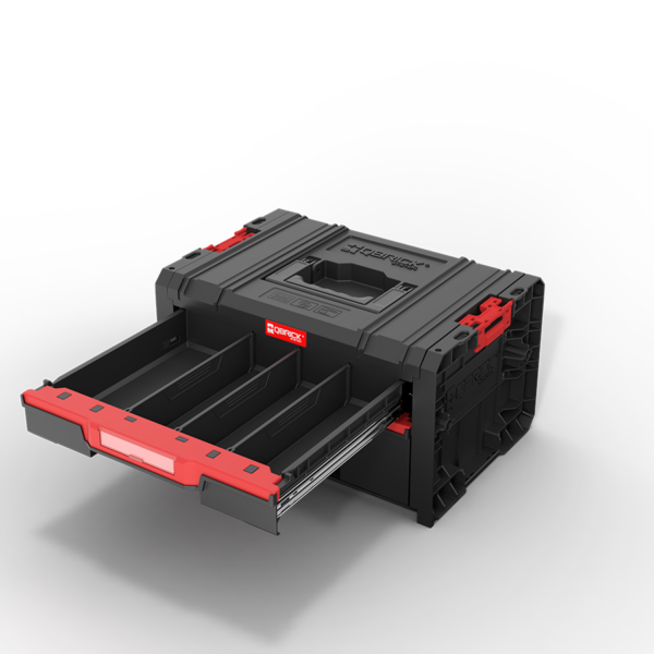 Caja De Herramientas Qbrick Pro Drawer 2 Cajónes Modular Apilable