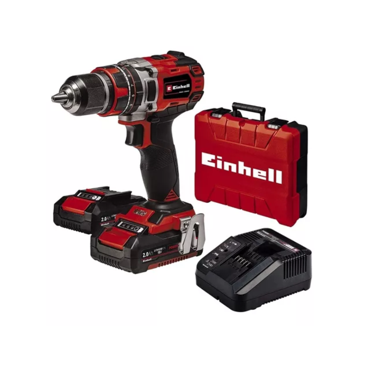 Taladro Percutor Inalambrico 2 Bat. 2ah 13 mm 18V Einhell Tp-Cd 18/60 Li I Bl 39 Kit