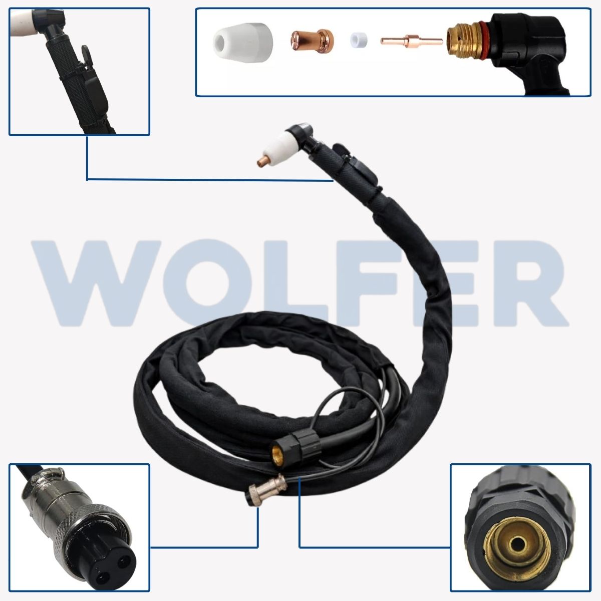 Torcha Corte Por Plasma Monofasica Pt31 X 4 Metros Wolfer