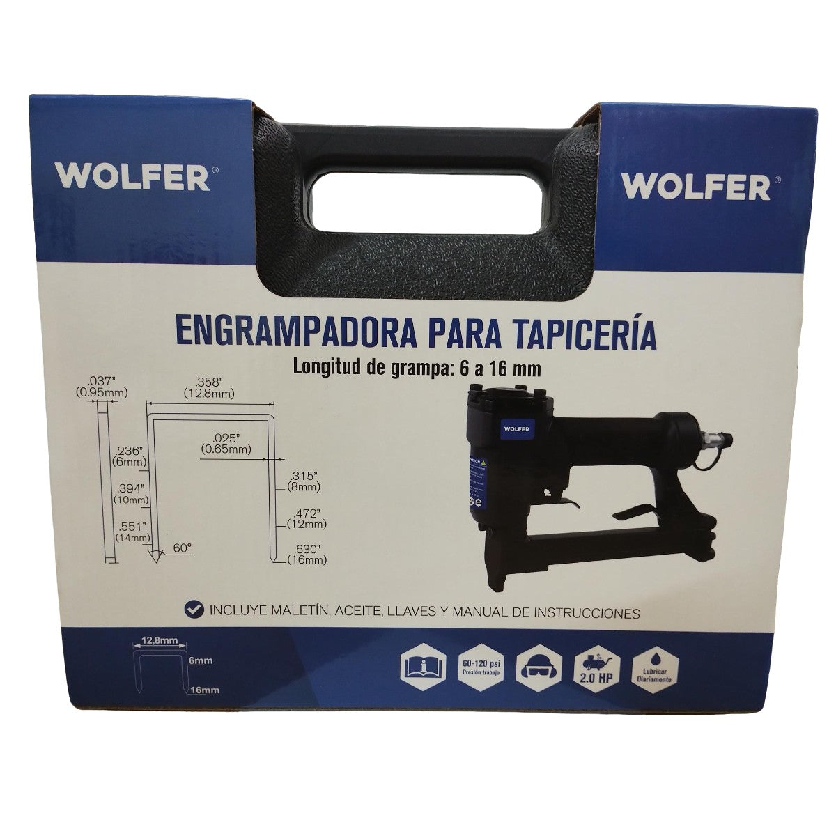 Engrampadora Tapicera Neumatica maletin