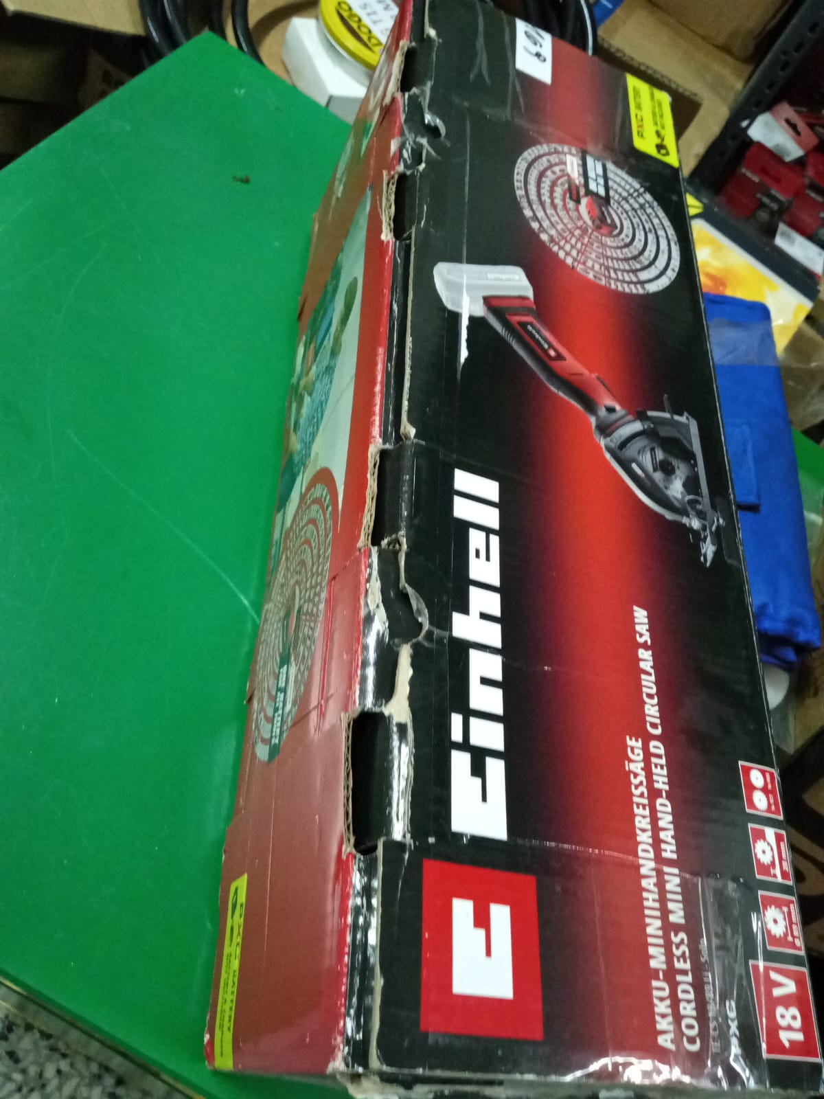 Mini Sierra Circular Inalambrica Einhell TE-CS 18/89 Li-Solo Reacondicionada