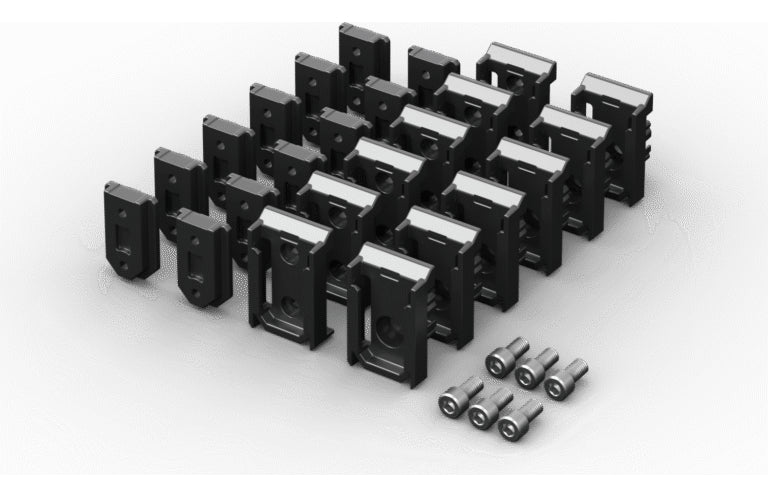 Conectores Qbrick para maximizar espacio de almacenamiento en cajas organizadoras